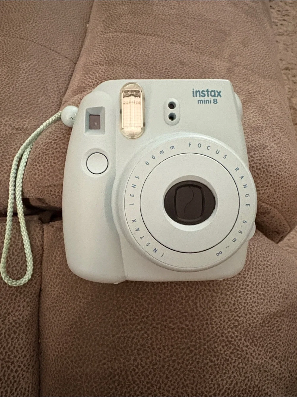 Fujifilm instax mini 8 Instant Camera in blue. Batteries included, but no film.